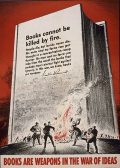 Books cannot be killed by fire