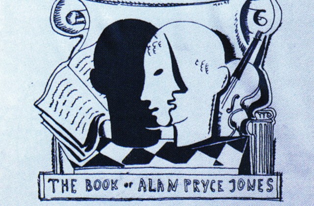 Alan Pryce-Jones's bookplate